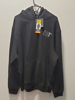 Cat Black Hoodie XXl - Comfortable,work,workwear,cozy,oversized,relaxed,roomy